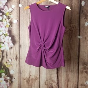 DKNY  side knotted sleeveless top size S